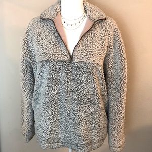 Thread & Supply Colorblock Fleece Pullover S/M